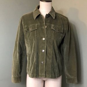Rafaella Corduroy Jacket Green 10